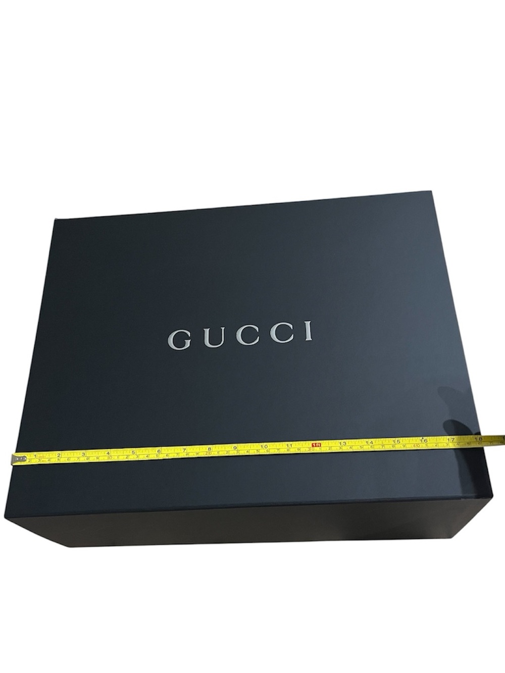 Authentic Gucci Black Box with Silver Logo
